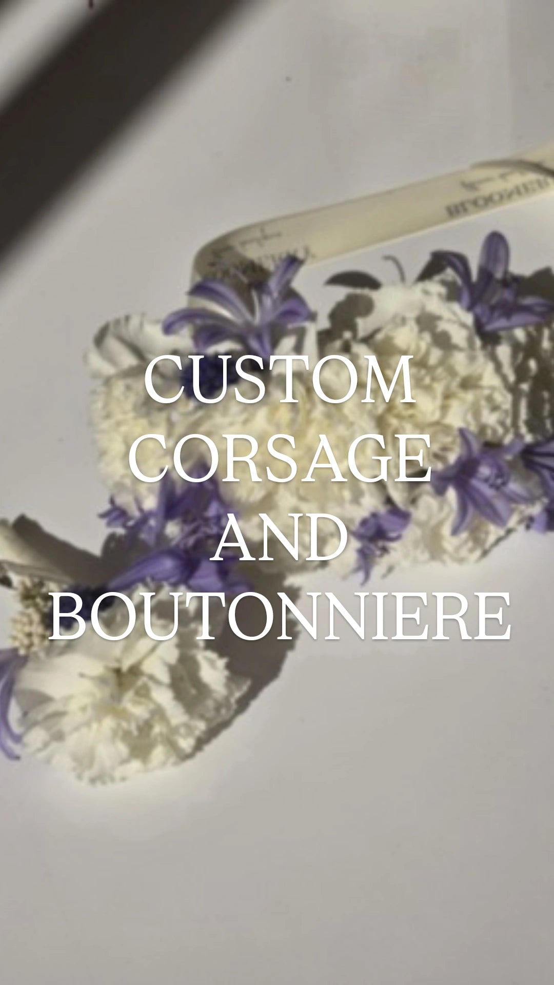Custom Corsage and Boutonniere